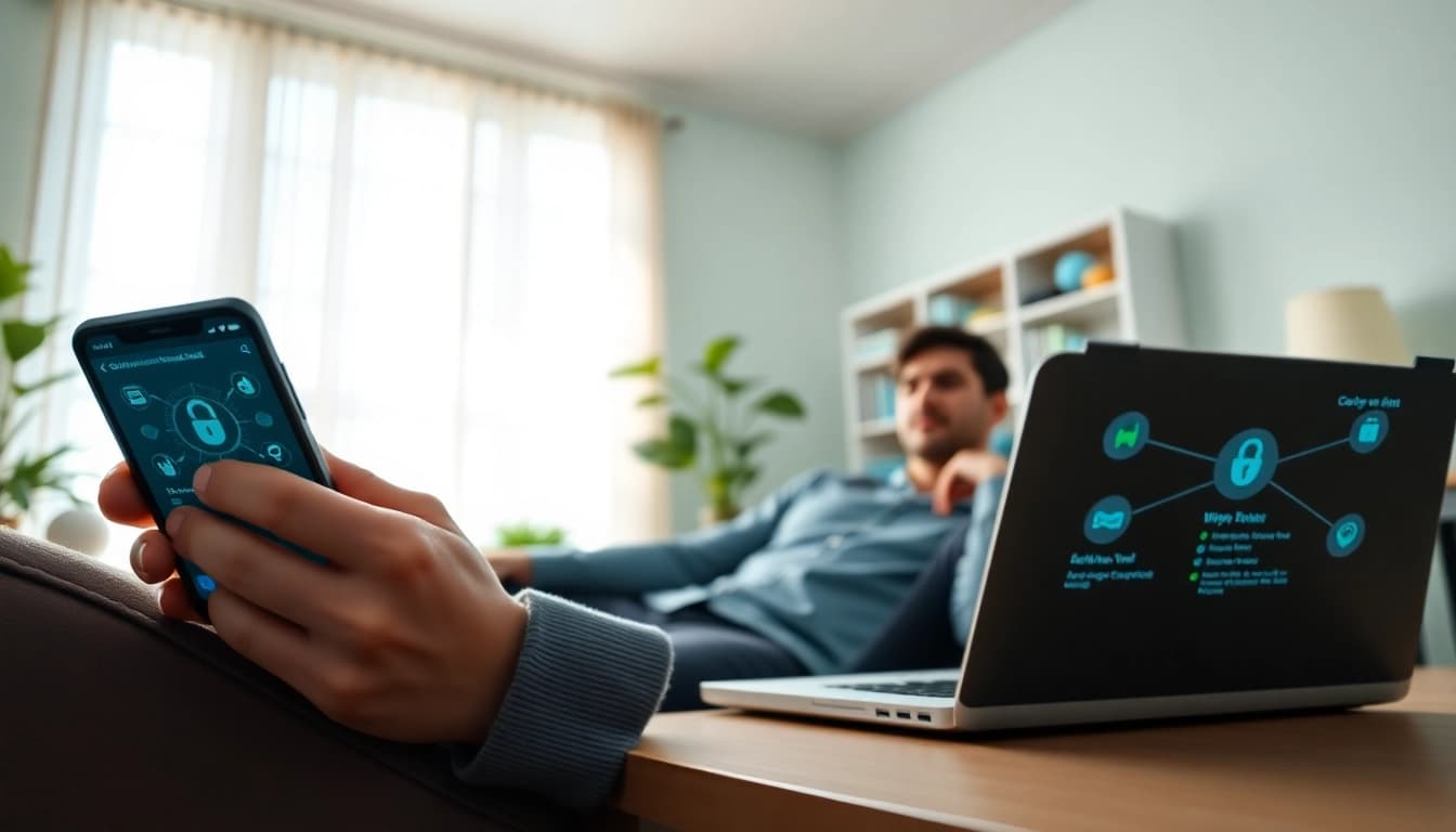 快连下载 VPN application showcased on devices, depicting seamless connectivity and security.