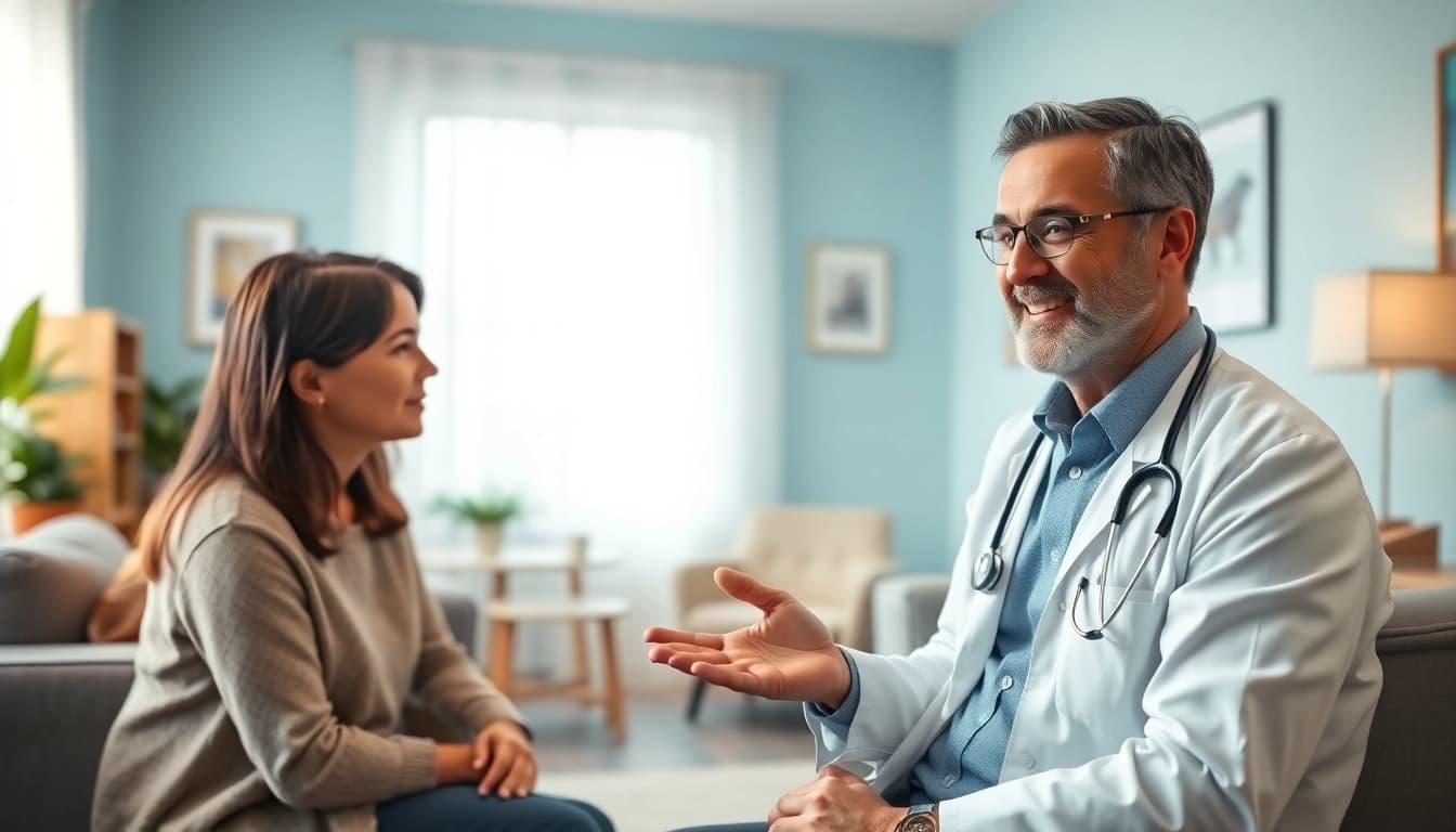 Dr. Gregor Kowal psychiatrist India offering compassionate consultation in a serene office.