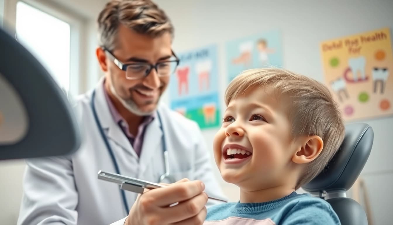 Enhancing early orthodontic treatment Hawthorn with a child's dental assessment in a cheerful clinic.