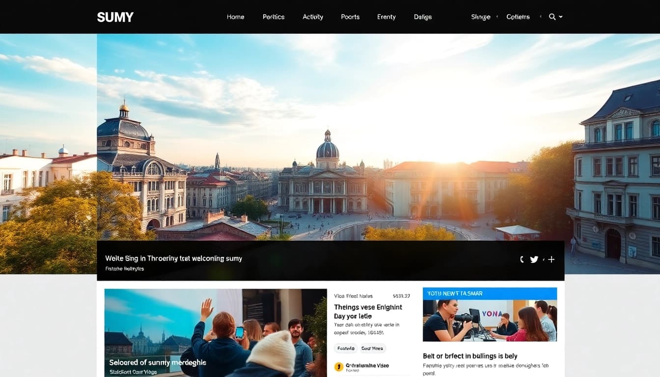 Читання новин на сайті https://sumy24.com.ua про міські події та новини Сумщини.