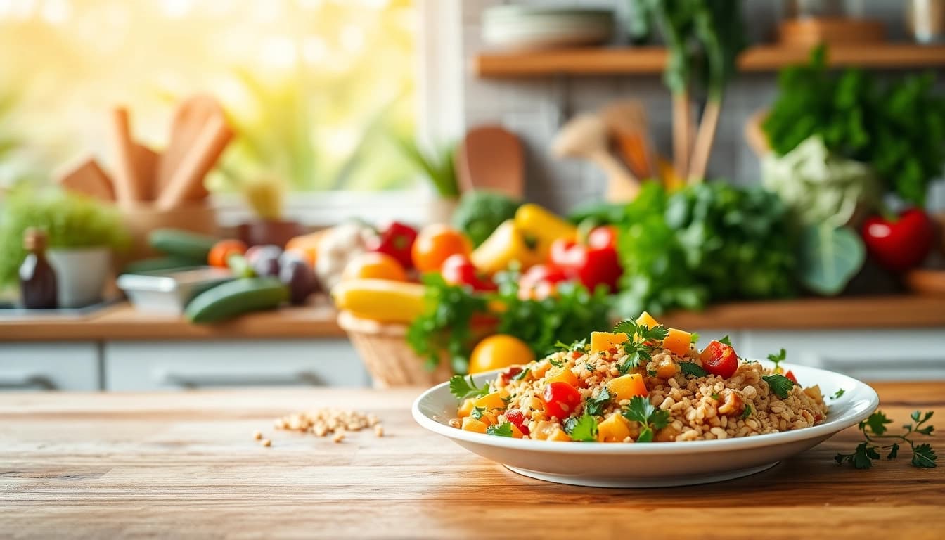 Engaging display of fresh ingredients for recipesalexarciab.com highlighting healthy cooking options.