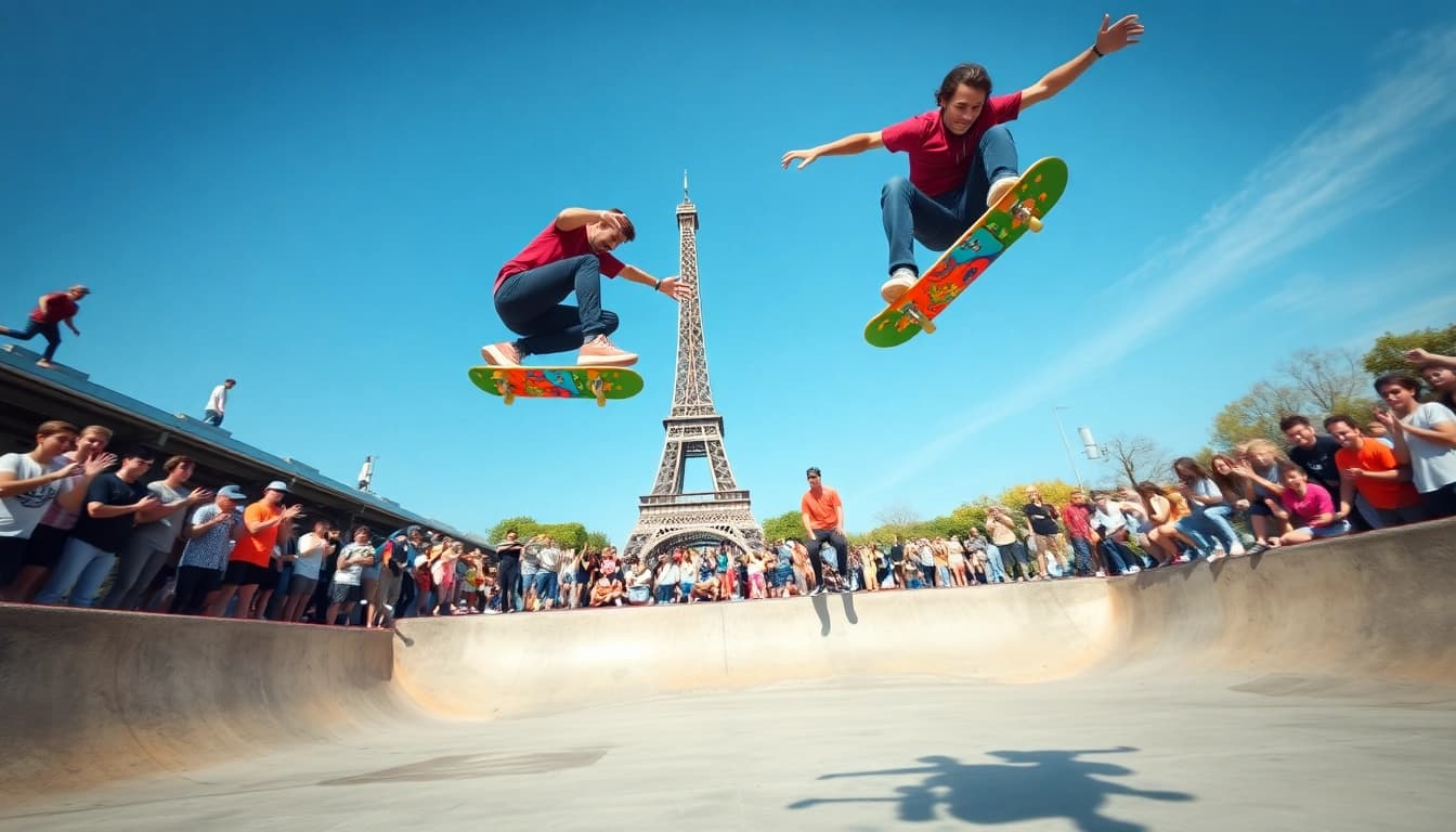 Cours Amusants et Engagés à l'École de Skate Paris