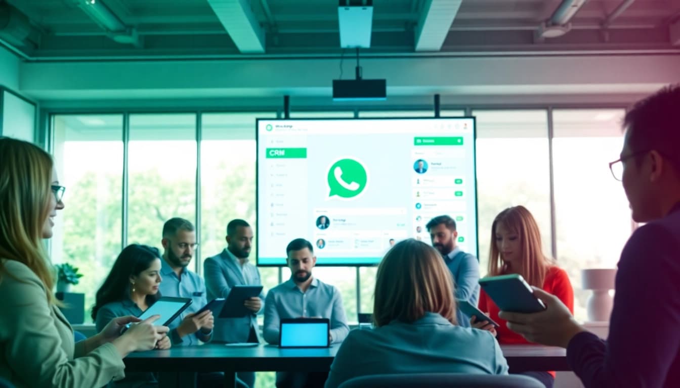 Enhance customer relationships with What is a CRM for WhatsApp through collaborative team discussions.