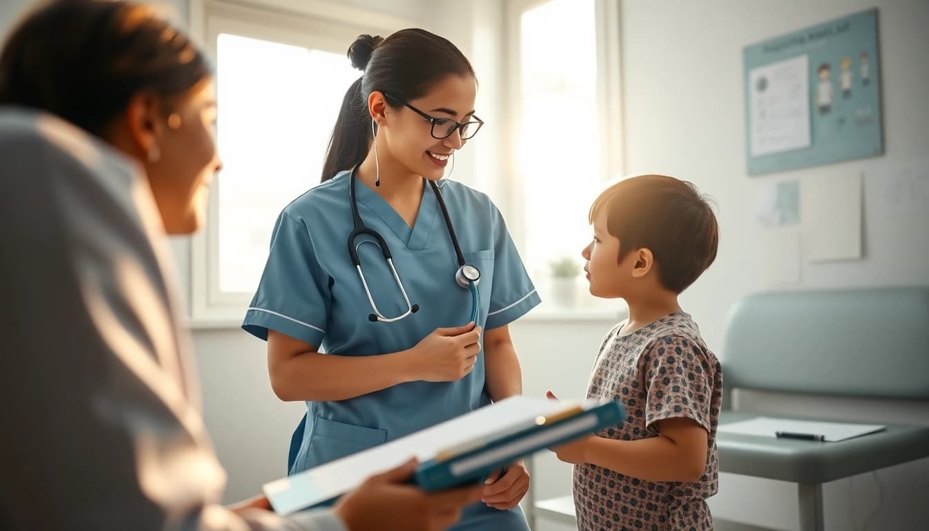 Analyze the danny rivera shadow health transcript during a pediatric health assessment.