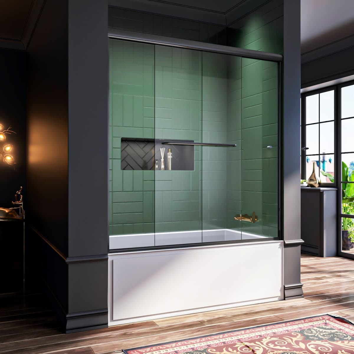 Stylish Glass Sliding Shower Doors for Any Tub