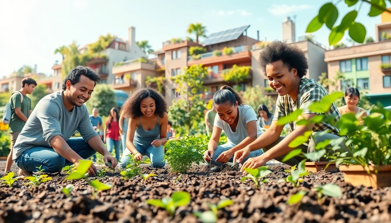 Engage with sustainability at https://www.unsustainablemagazine.com through community gardening initiatives.