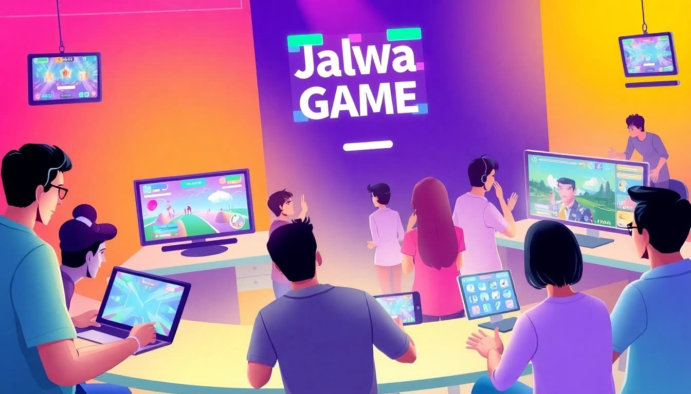 Explore the varied gaming experience on Jalwa Game with engaged players and exciting visuals.