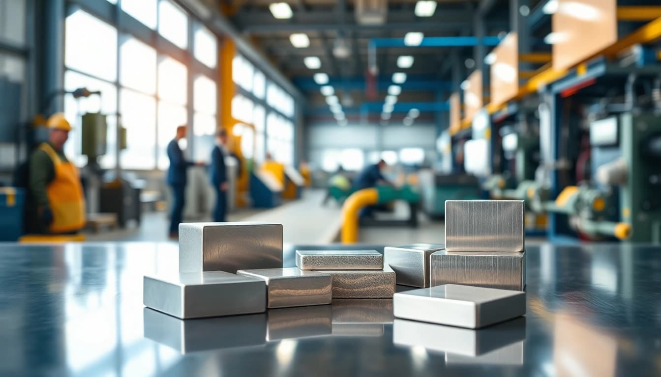 Alnico magnets manufacturer in china showcasing high-quality magnets in an industrial setting.