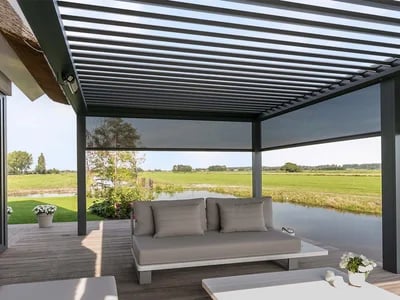 Lamellendach Designideen fuer Aussenbereiche – ADA-Wintergarten Inspiration