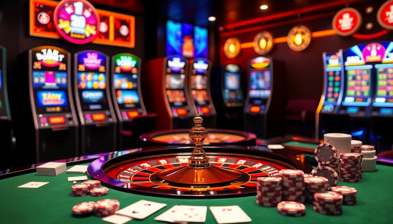 Découvrez l'excitation du casino en ligne avec la roulette virtuelle, des jetons éclatants et un gameplay immersif.