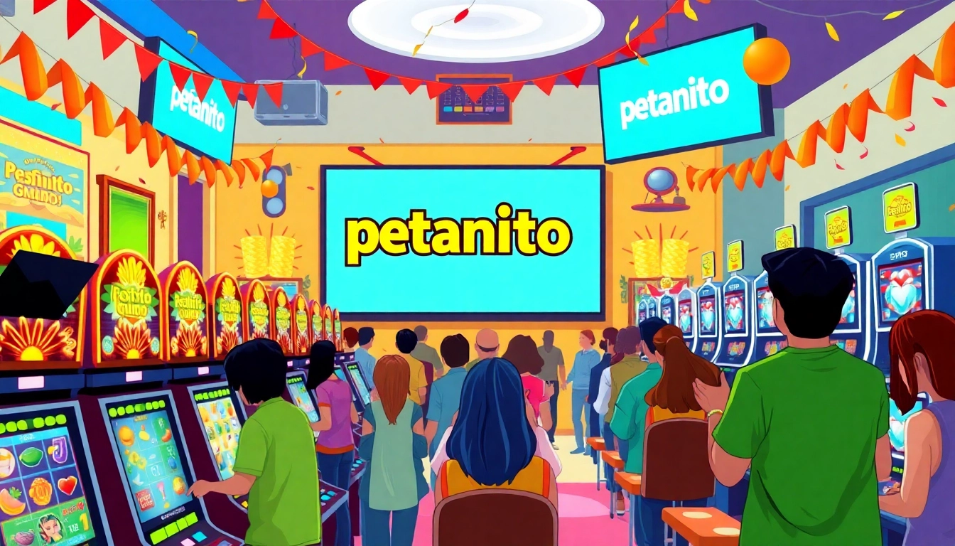 Mainkan petanitoto dengan suasana gaming yang meriah dan bersemangat.