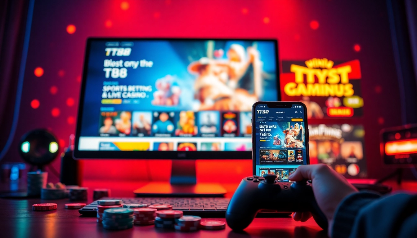 Exciting gaming experience on TT88 platform showcasing vibrant games and engaging interface.