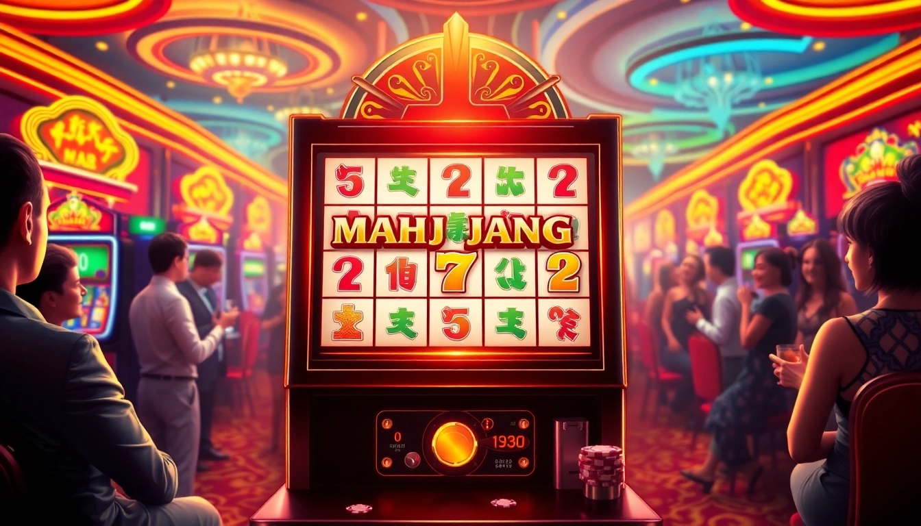 Mainkan mahjong ways 2 slot pada mesin slot yang penuh warna di kasino.