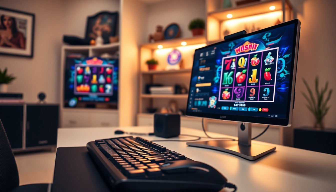 Engaging gaming setup featuring https://152.42.170.247 in a modern home office.