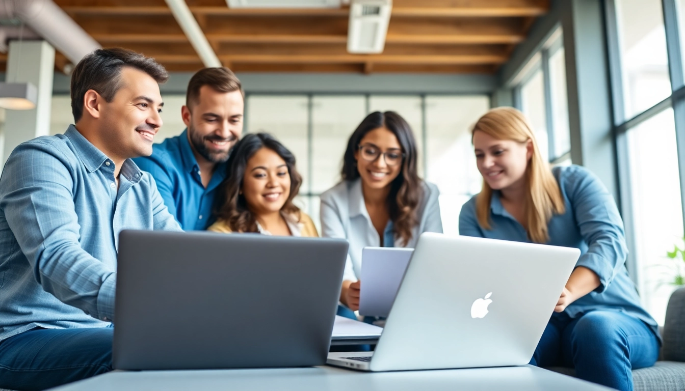 Www.valenciakey.com offers a modern workspace setting highlighting team collaboration and productivity.