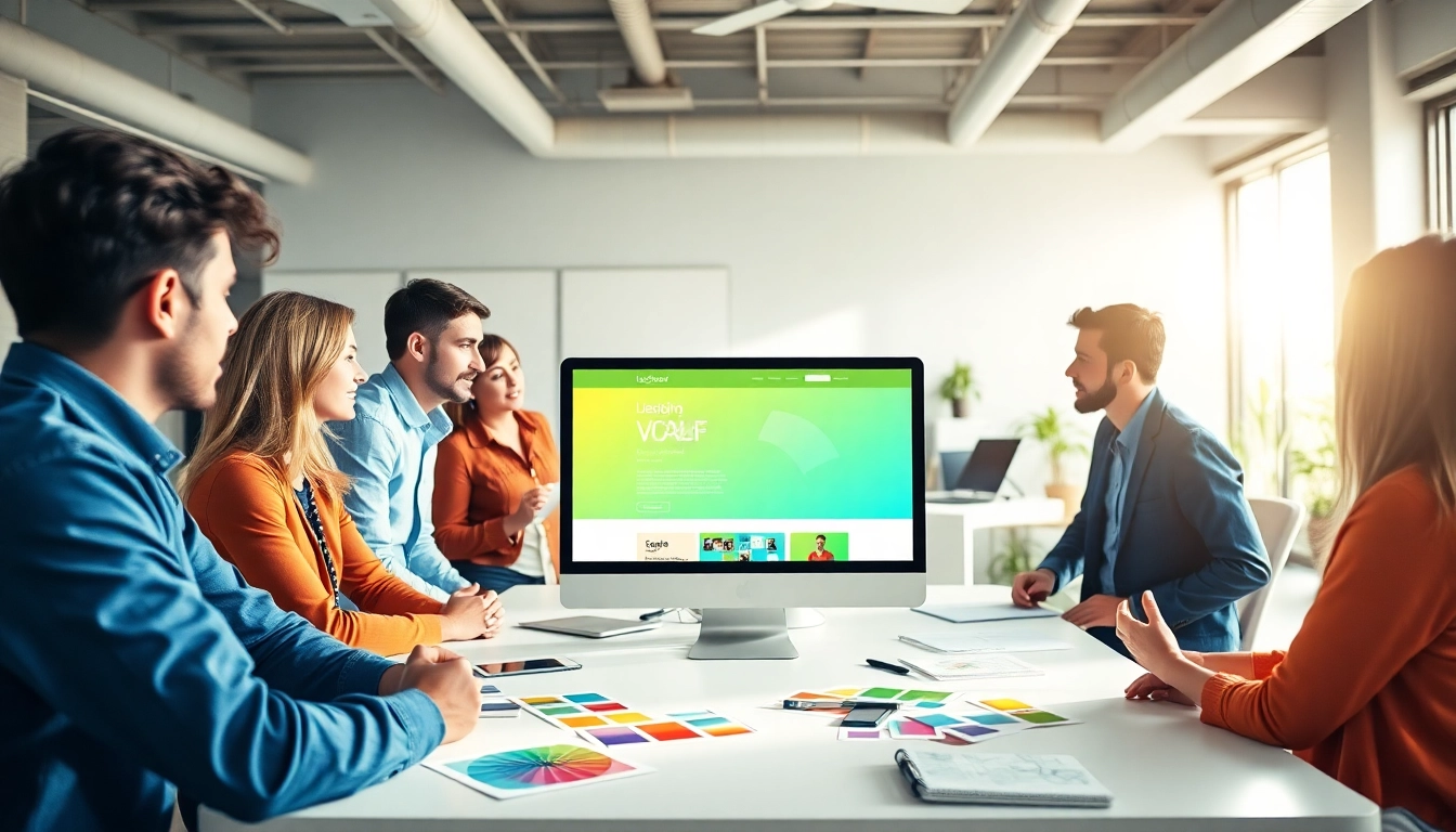 Website Design Hereford team creating engaging web interfaces in a collaborative setting.