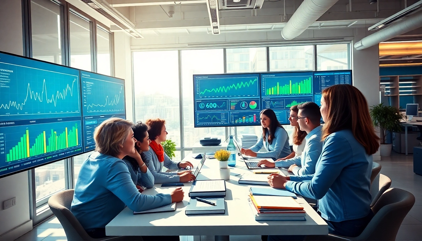 Leverage Competitive intelligence through collaborative data analysis in a professional office setting.