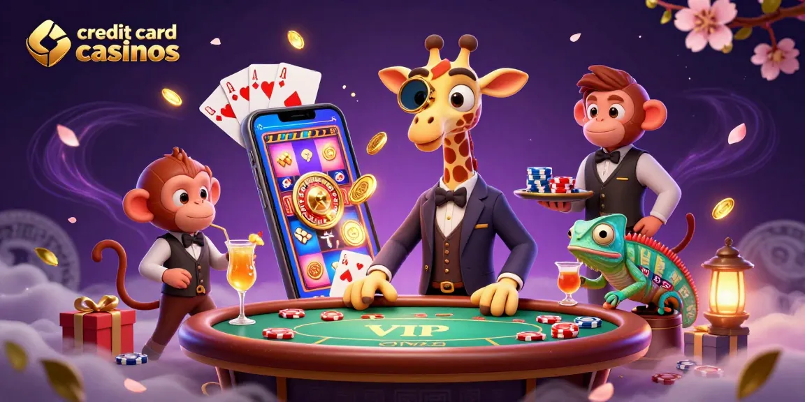 Experience the excitement of credit card casinos with vibrant 3D characters and dynamic gaming elements.