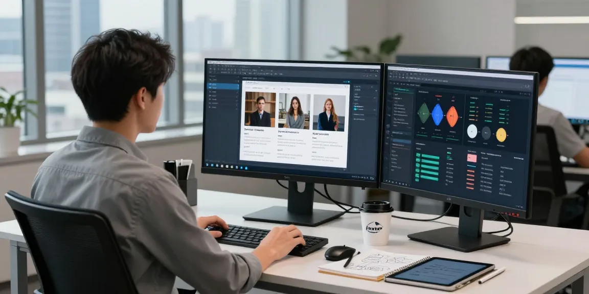 AI image detector in action within a modern workspace, highlighting advanced content moderation technology.
