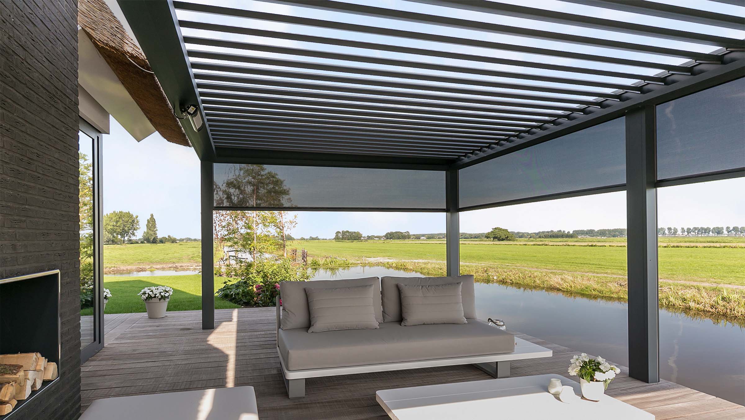 Lamellendach Designideen fuer Aussenbereiche – ADA-Wintergarten Inspiration