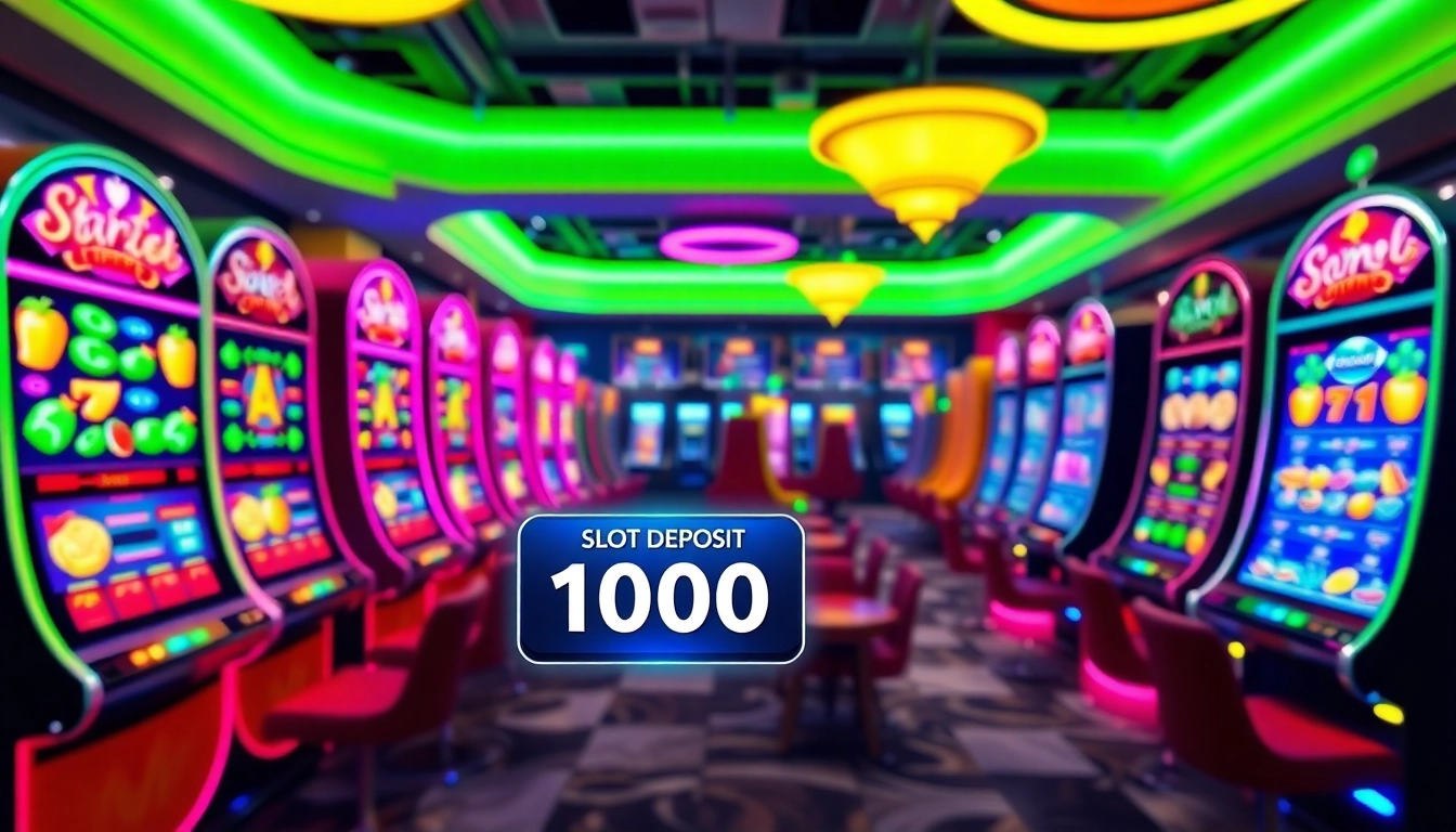 Menangkan pengalaman seru dengan slot deposit 1000 di dunia judi online yang menarik.