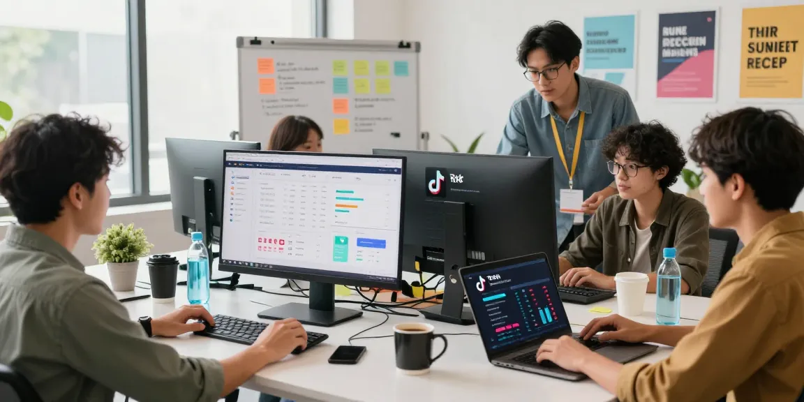 Social media marketing team analyzing best sites to buy TikTok likes for effective growth in 2026.