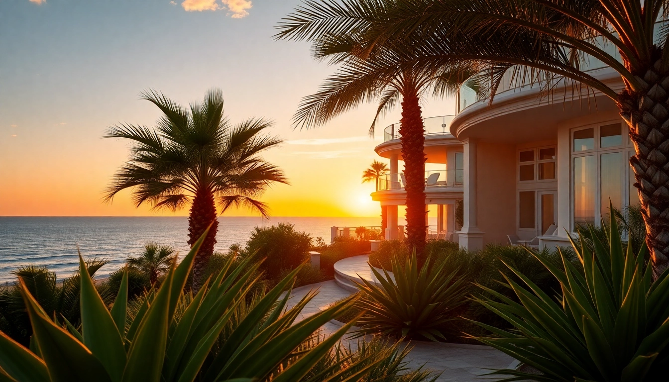 Discover a luxurious beachside villa property for sale in alanya turkey with stunning sunset views.