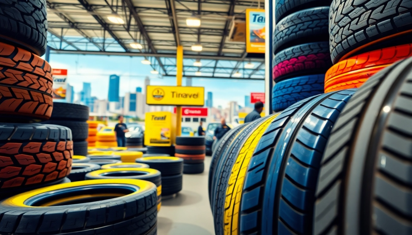Shop for cheap tires Nashville TN with a variety of tire options on display.