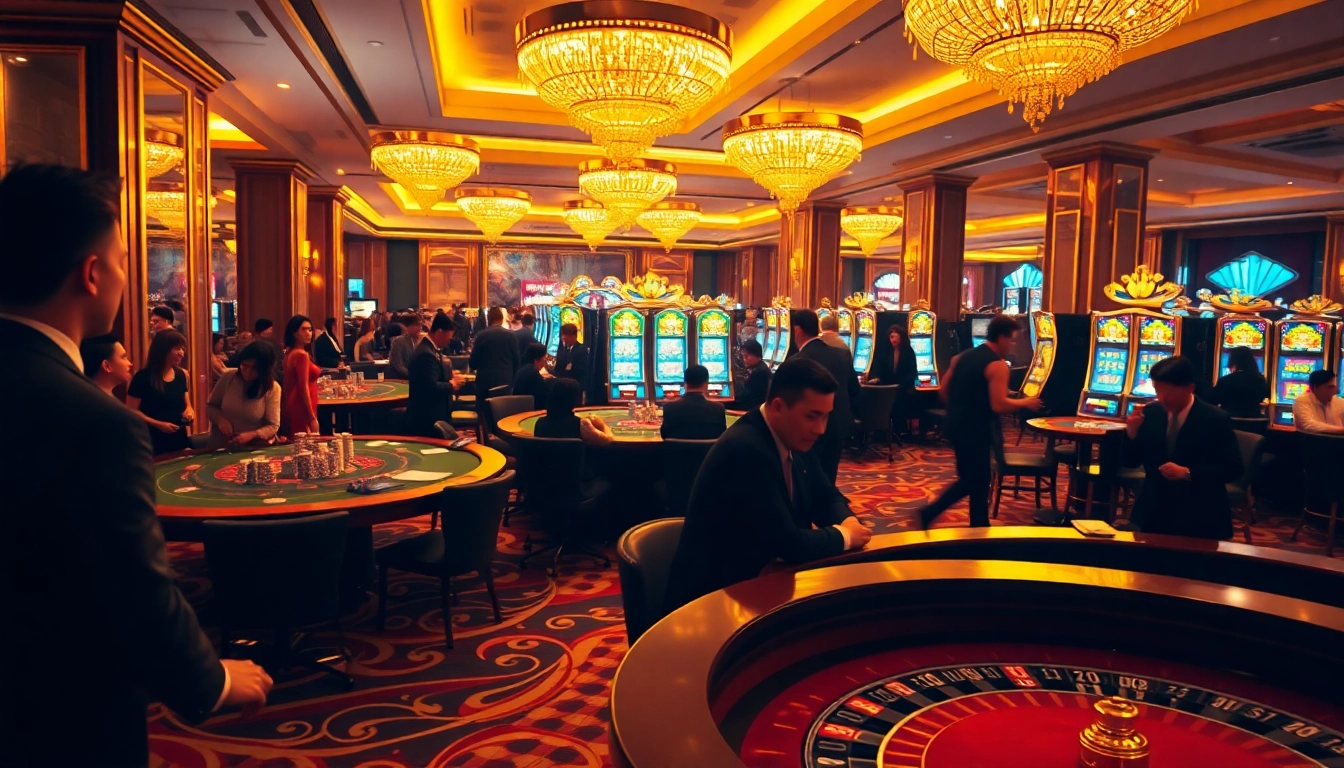 Experience the thrill of betting at nhà cái shbet with vibrant casino games and exciting players.