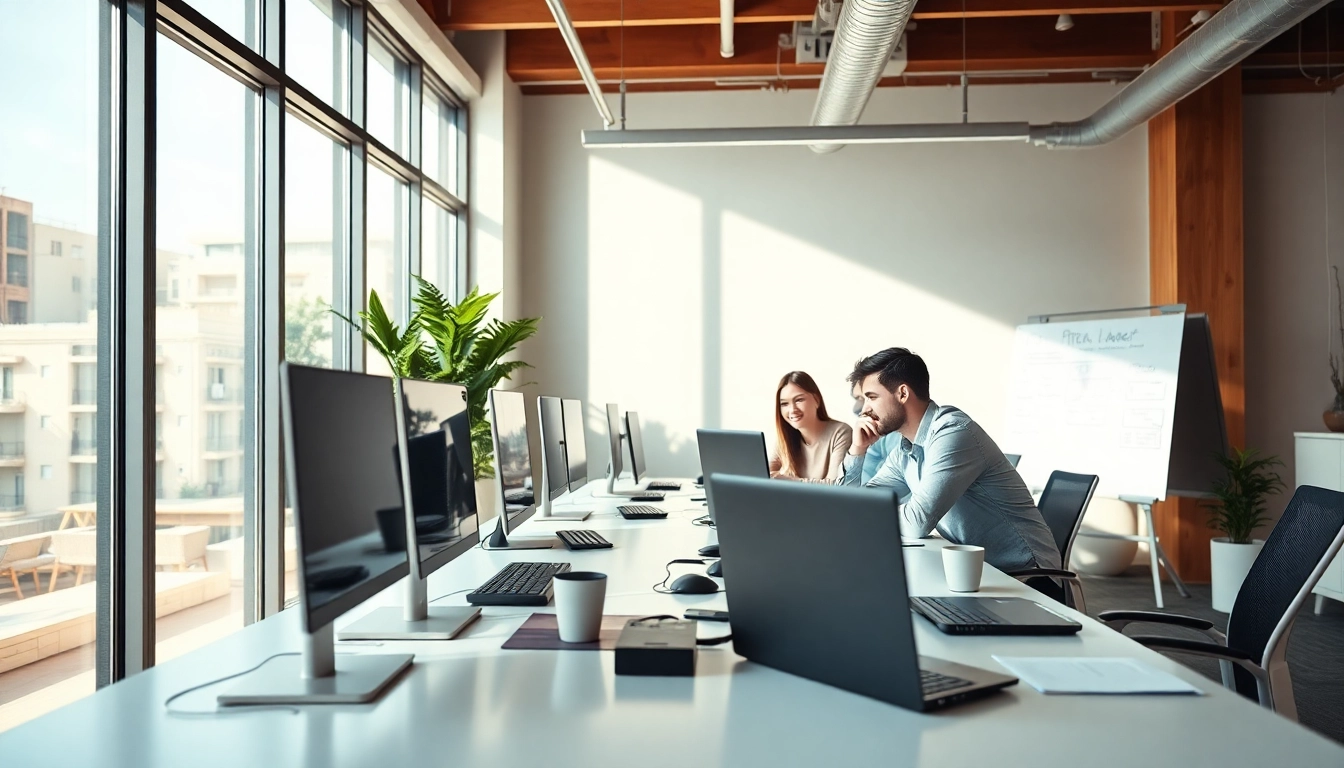 Marketing professionals collaborating in a digital workspace representing Agency