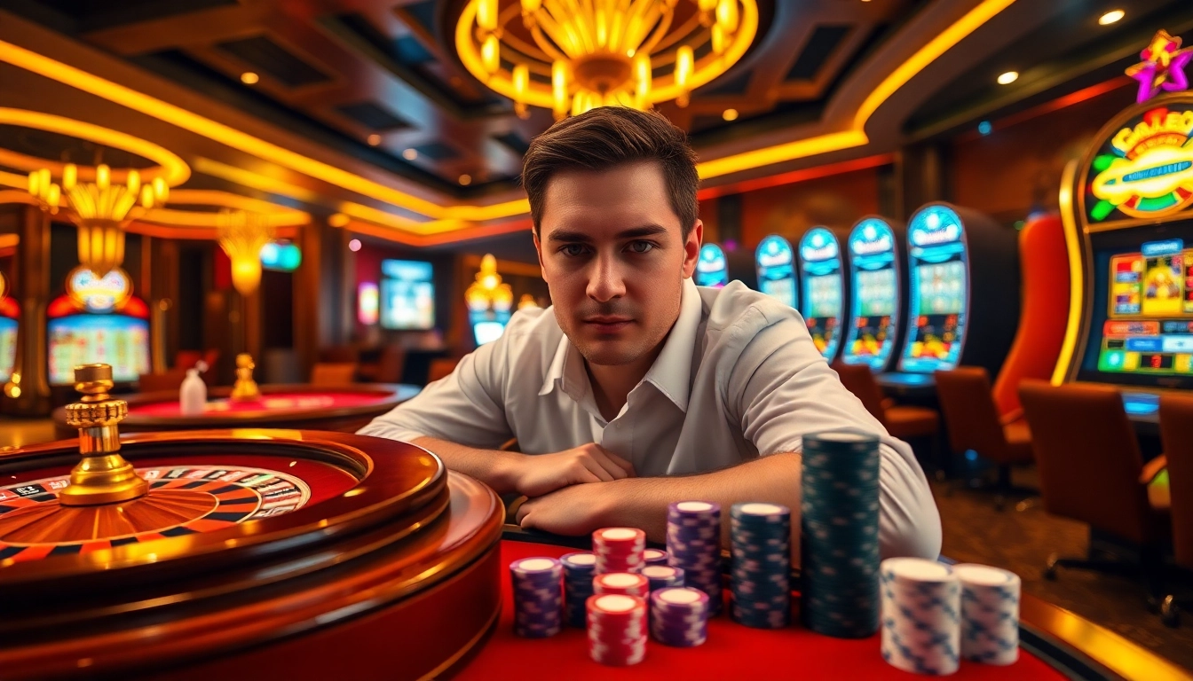 OK365 Trang chủ evokes excitement with vibrant casino tables, colorful slot machines, and engaging gameplay.