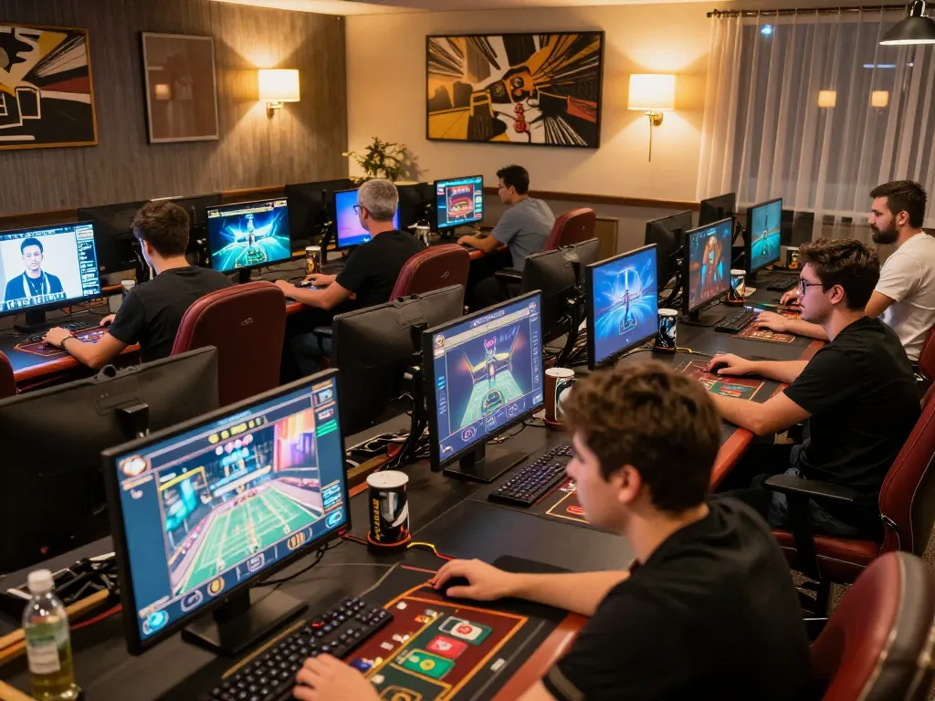 Players enjoying live dealer games on tg88 platform with immersive online gaming setup