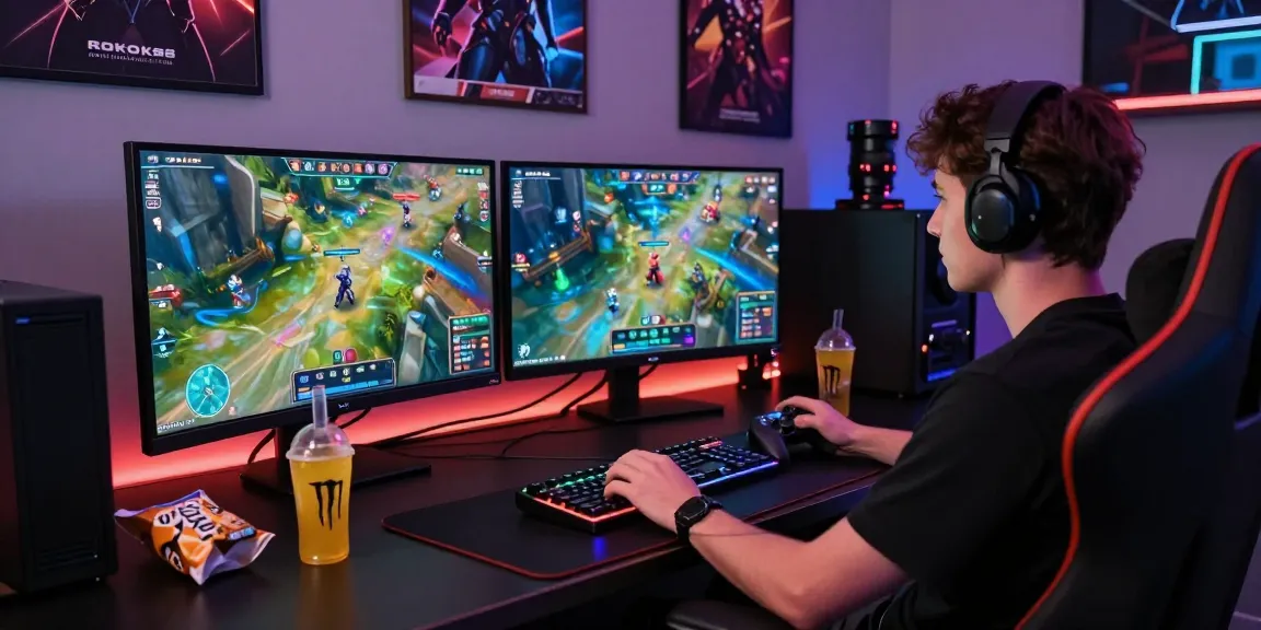 Engaging online gaming experience on ROKOK88 platform with vibrant graphics and dynamic setup.