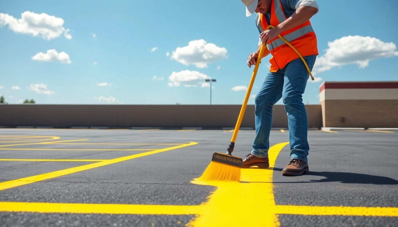 Enhance your space with expert Parking lot striping services Jackson MS to ensure safety and visibility.