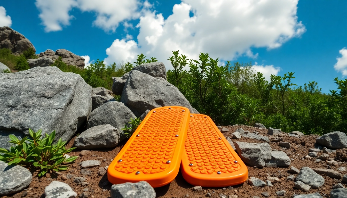 Traction Boards on rugged terrain showcasing durability and functionality.