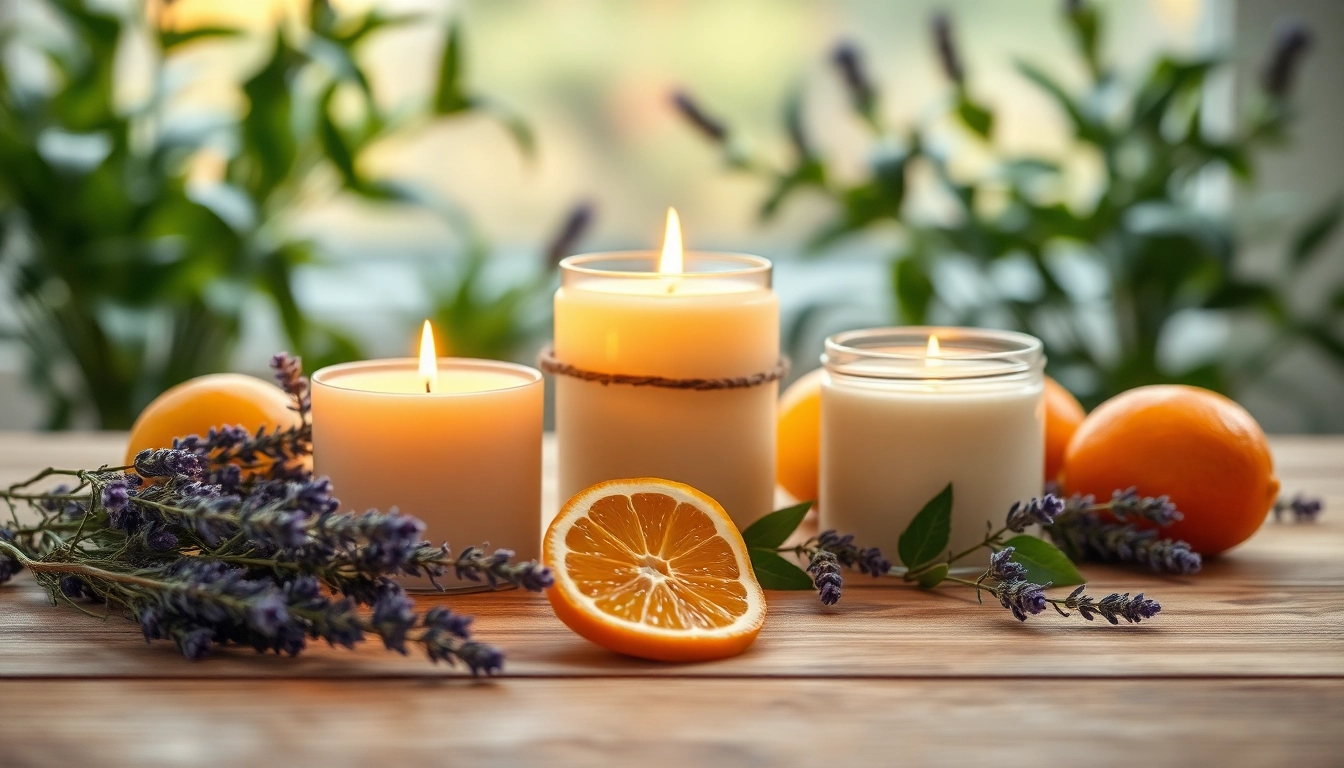 Uživanje u mirisnim svjećama s prirodnim sastojcima kao što su lavanda i citrusi.