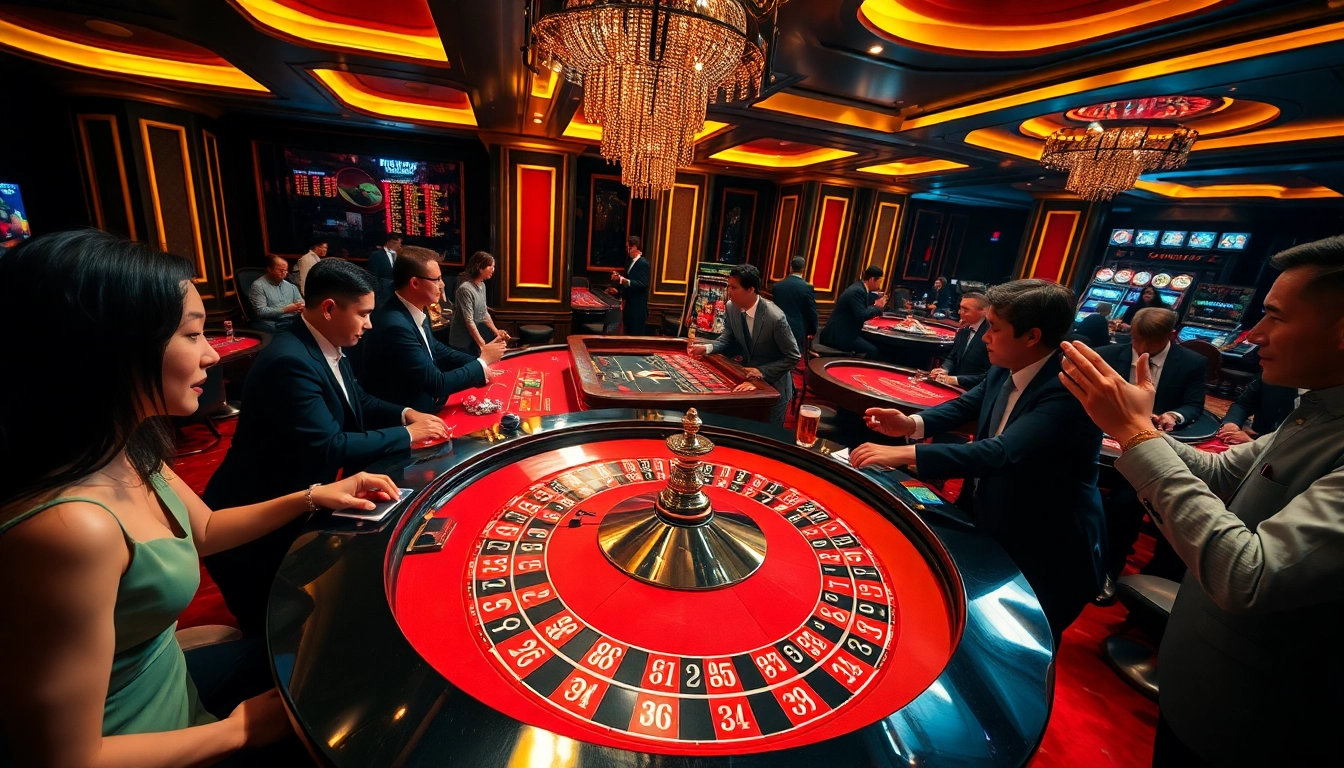 menangkan di meja roulette di kasino bbni4d yang megah dan berwarna cerah