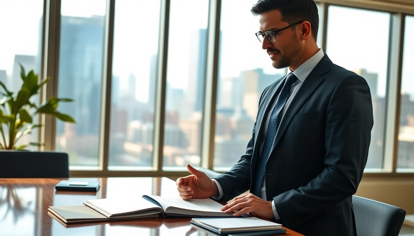 Contact a trustworthy personal injury lawyer at https://www.cohanlegal.com in a modern office.