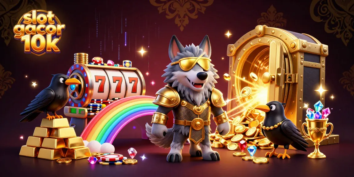 Spin to win with the slot gacor 10k in this 3D Norse-themed treasure scene!