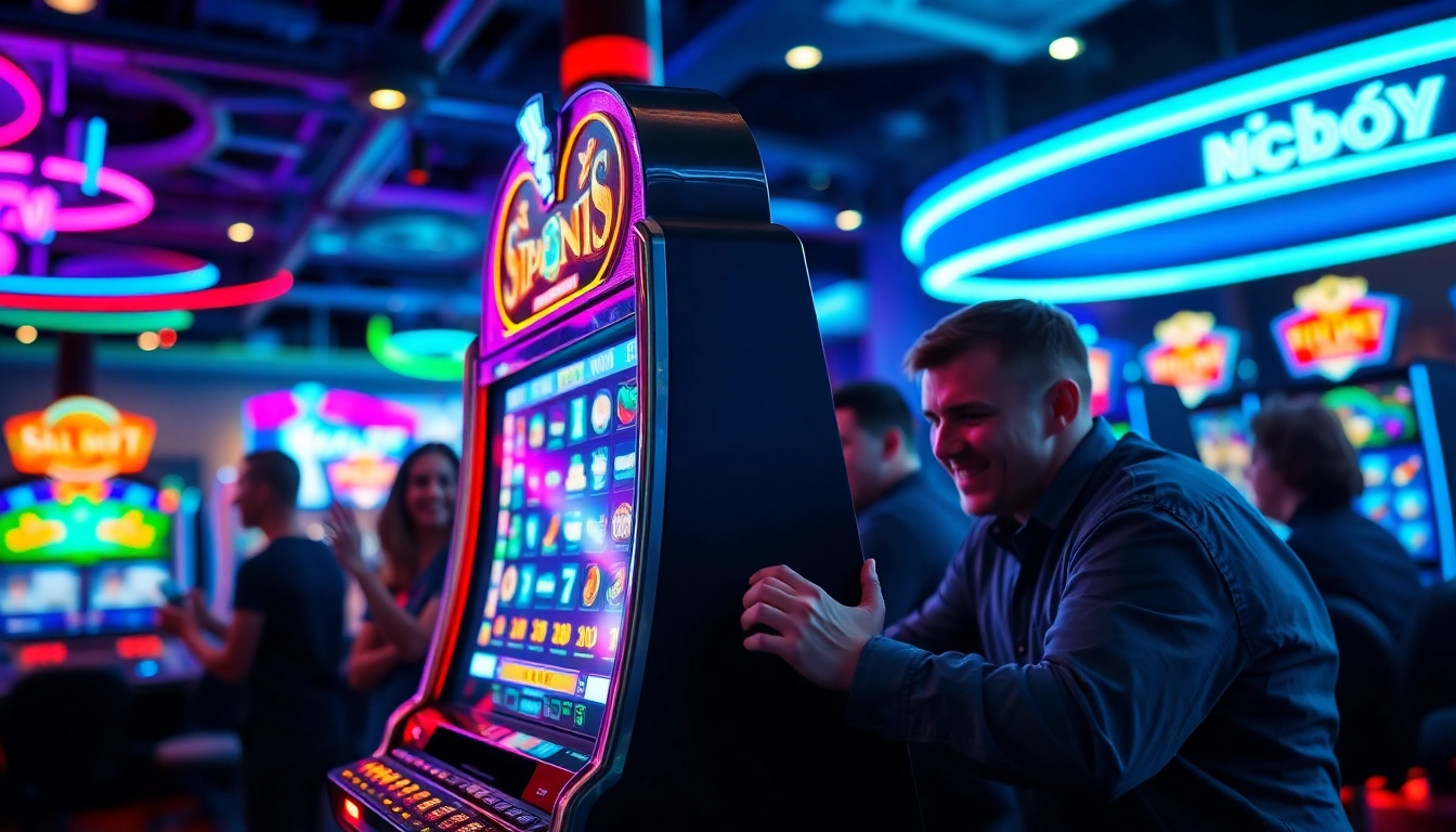 Permainan slot jewel4d yang mengasyikkan dengan suasana kasino yang cerah dan penuh energi.