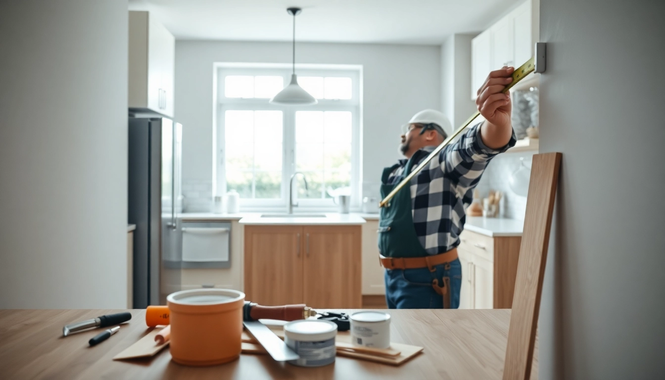 Transform your home renovation with expert craftsmanship in a beautifully designed kitchen.