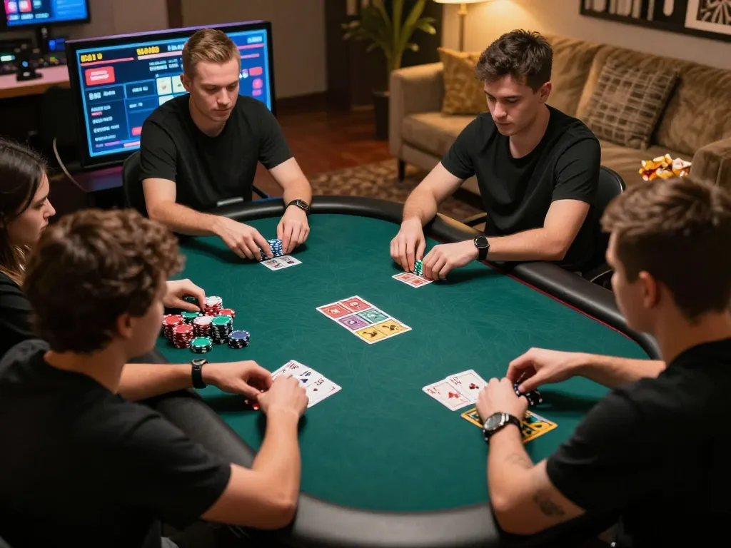 Winstrike69 online poker game exciting gameplay with players focused on strategy.