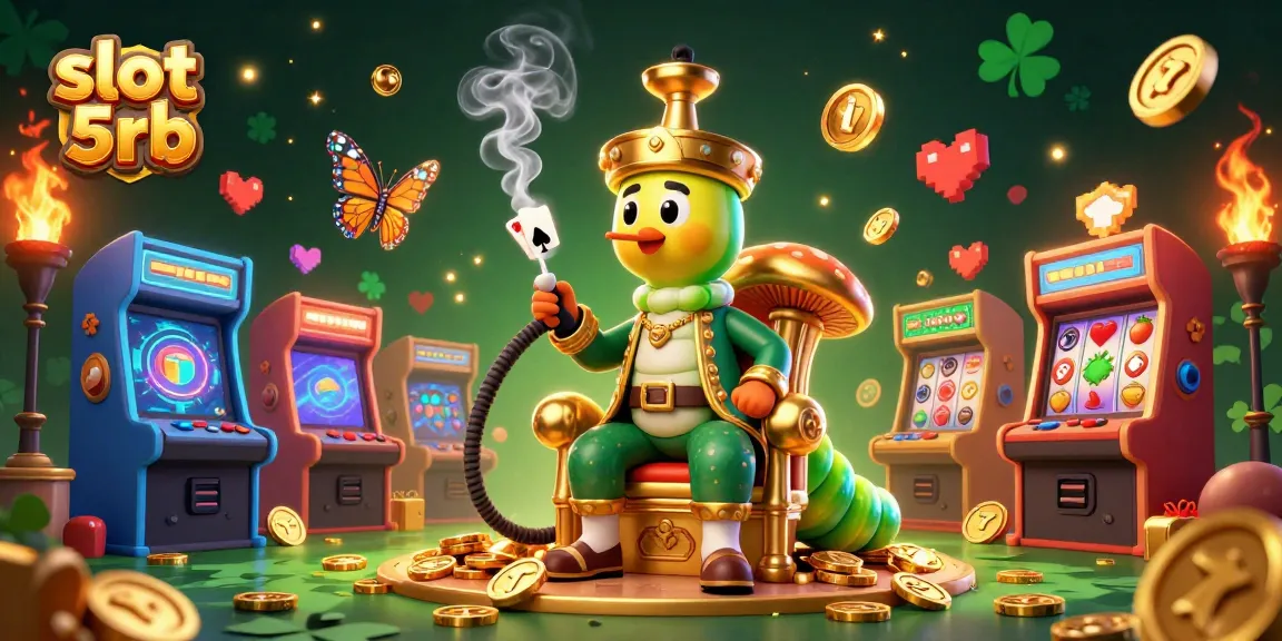 Spin to win big on slot 5rb with vibrant scenes showcasing thrilling casino gameplay.