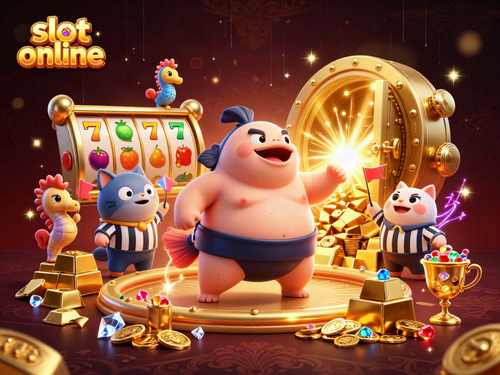 Play slot online with engaging characters, vibrant visuals, and dynamic gaming elements.