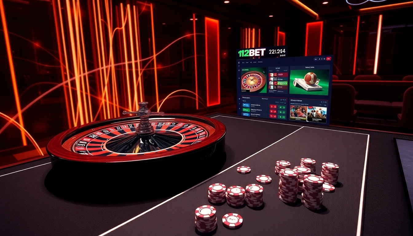 Engage with thrilling online gambling at 12bet, showcasing vibrant roulette and poker gameplay interface.