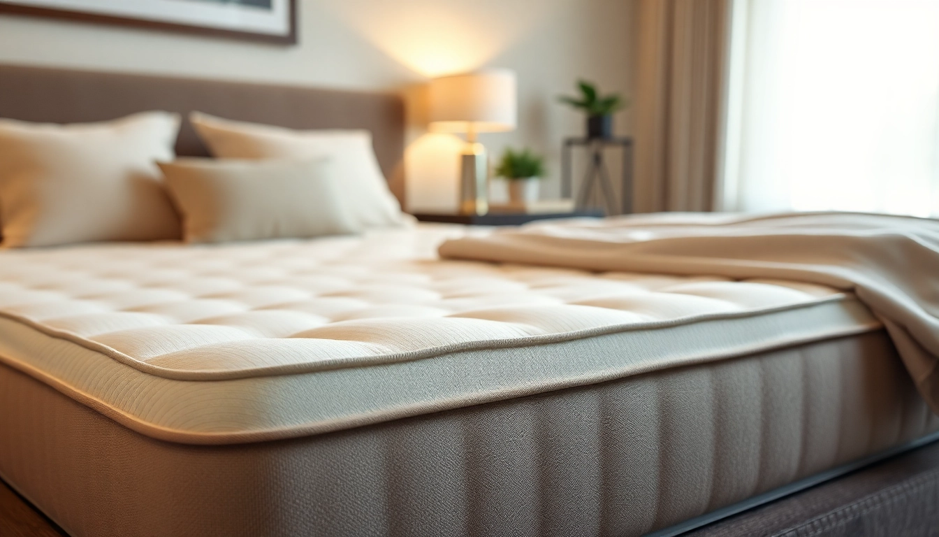 Enhance your sleeping experience with stearns and foster flat foundation in a stylish bedroom.