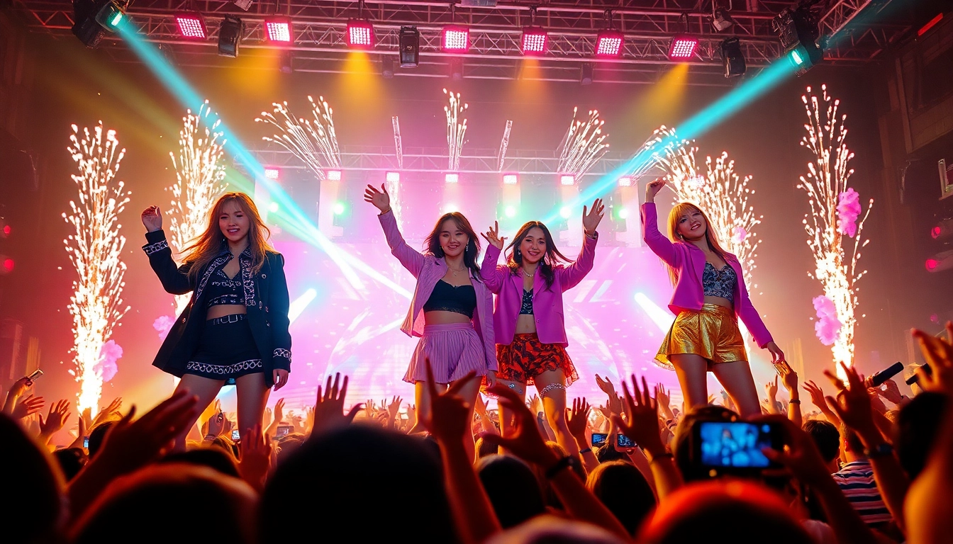 Blackpink news highlights a vibrant performance by the K-pop group, showcasing their energy and style.