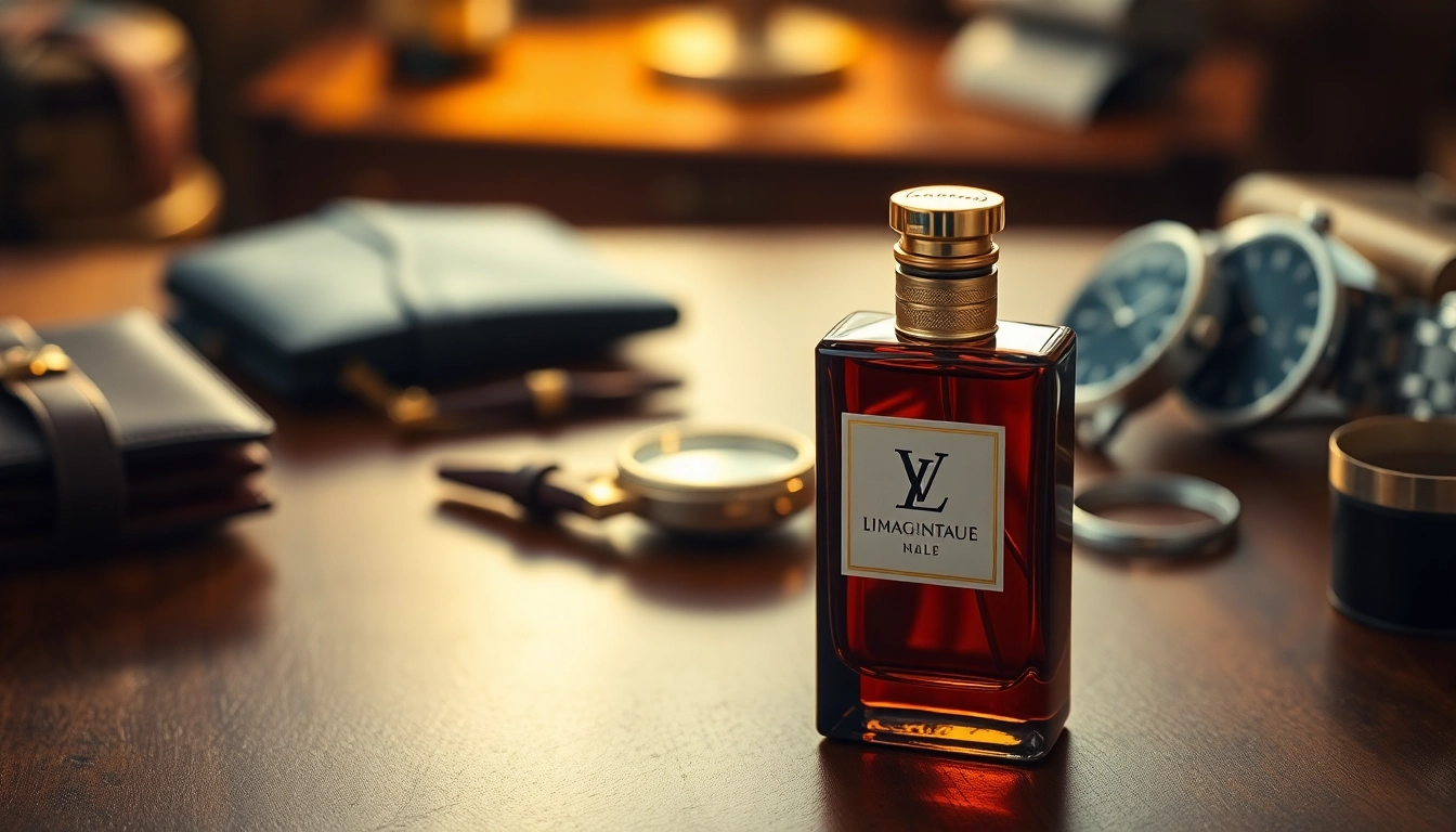 Experience the elegance of Lv imagination fragrance in a luxurious setting.