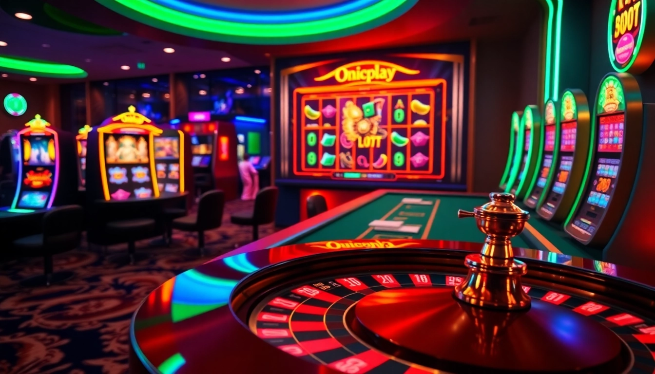 Play thrilling games on Onicplay's luxurious online casino platform.