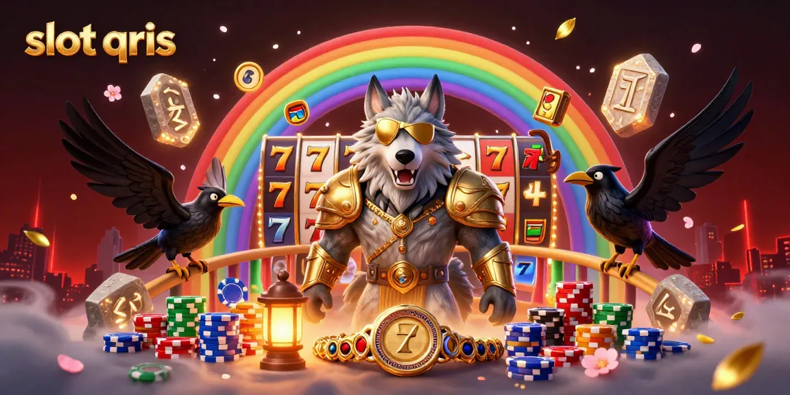 Experience the excitement of slot qris with dynamic 3D characters and vibrant slot symbols in action.